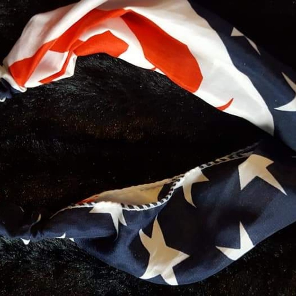 American flag headband